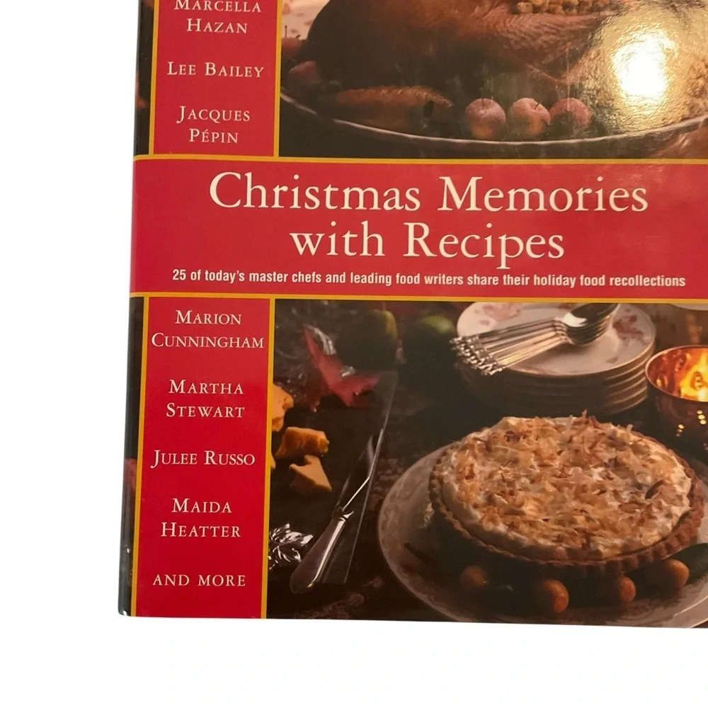 Julia Child Holiday Hardcover Cookbook Christmas Memories with Recipes 315 pages